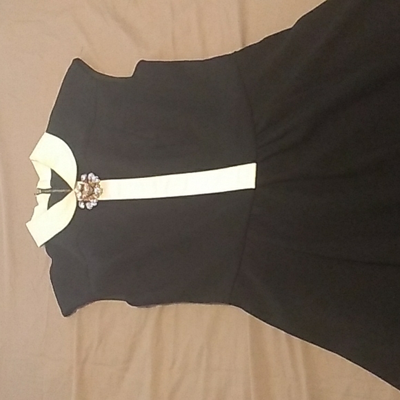 Ted Baker Black dress size 0 - Picture 3 of 4